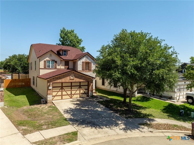 9108 Sage Loop Ct, Temple, TX 76502 - view of front facade featuring driveway and an attached garage