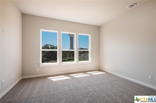 spare room with carpet flooring