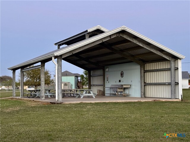 607 W Bayshore Dr, Palacios, TX 77465 - view of outbuilding featuring a gazebo