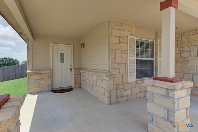 view of property entrance