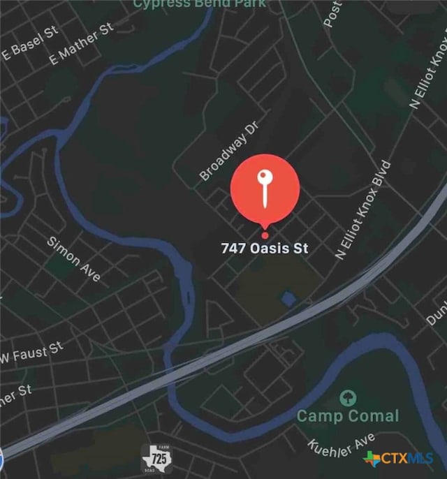 747 Oasis St, New Braunfels, TX 78130 - map / location
