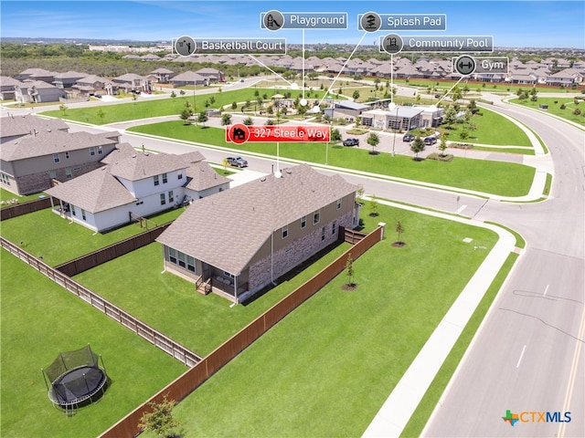 327 Steele Way, Cibolo, TX 78108 - aerial view of residential area