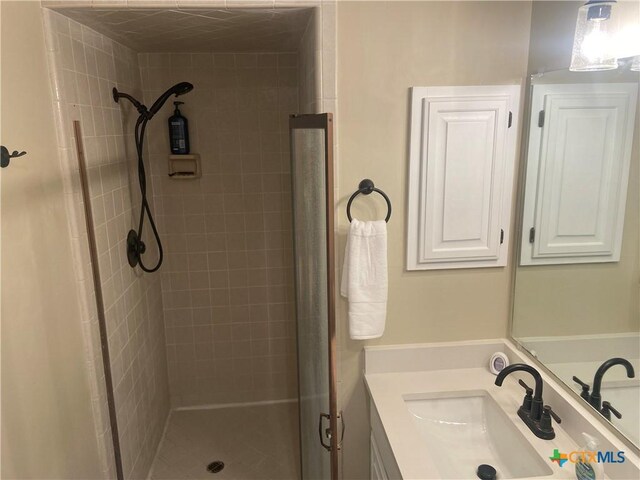 116 Campbell Dr Unit 9, Canyon Lake, TX 78133 - bathroom with a shower stall and vanity