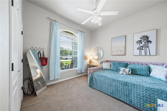 965 Ridgeoak Dr, Belton, TX 76513 - bedroom with carpet floors and ceiling fan