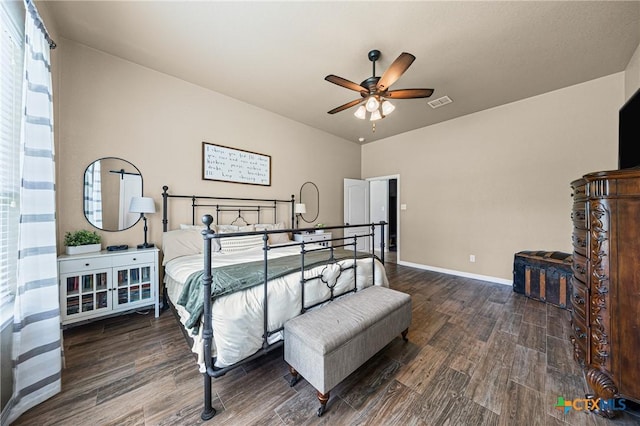 965 Ridgeoak Dr, Belton, TX 76513 - bedroom featuring wood finished floors and a ceiling fan