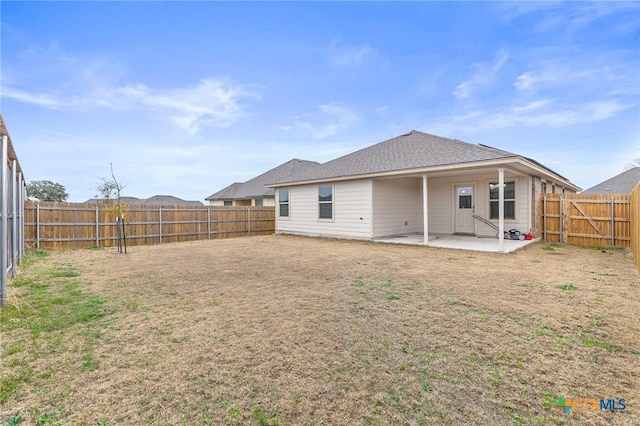 5836 Copano Rd, Belton, TX 76513 - back of property with a patio, a fenced backyard, and roof with shingles