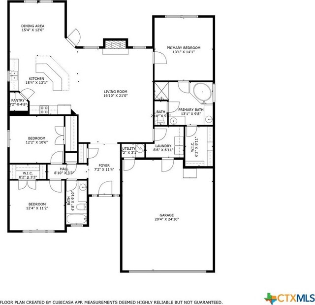 304 Campo Colinas Dr, Bertram, TX 78605 - view of room layout