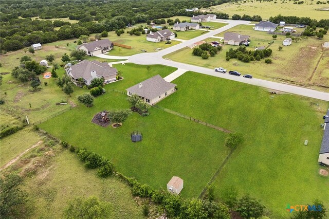 304 Campo Colinas Dr, Bertram, TX 78605 - aerial view of property's location featuring nearby suburban area