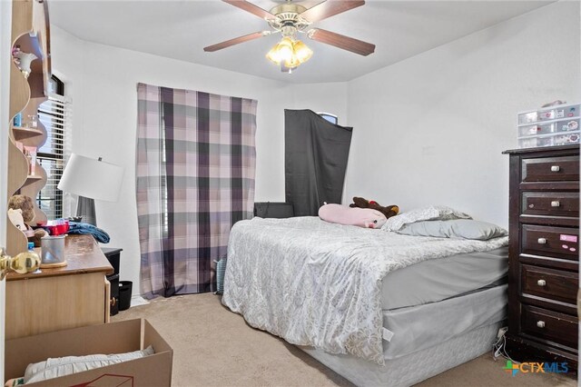 2416 Griffin Dr, Copperas Cove, TX 76522 - bedroom with carpet floors and a ceiling fan