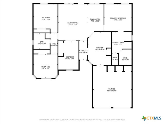 2416 Griffin Dr, Copperas Cove, TX 76522 - floor plan / room layout