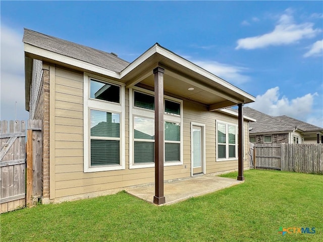 2241 Windswept Wy Way, New Braunfels, TX 78132 - rear view of property with a patio area
