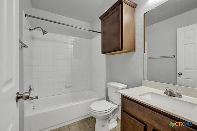 2588 Diamondback Trl, New Braunfels, TX 78130 - full bath with vanity, tile patterned floors, and  shower combination