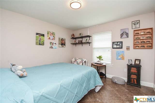 view of tiled bedroom