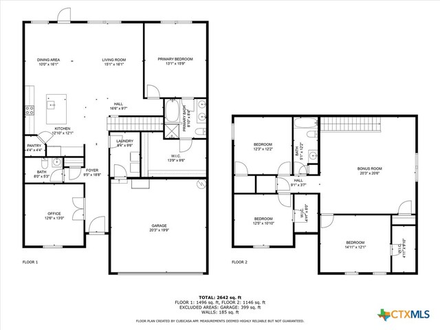 3312 Shawlands Rd, Killeen, TX 76542 - view of floor plan / room layout