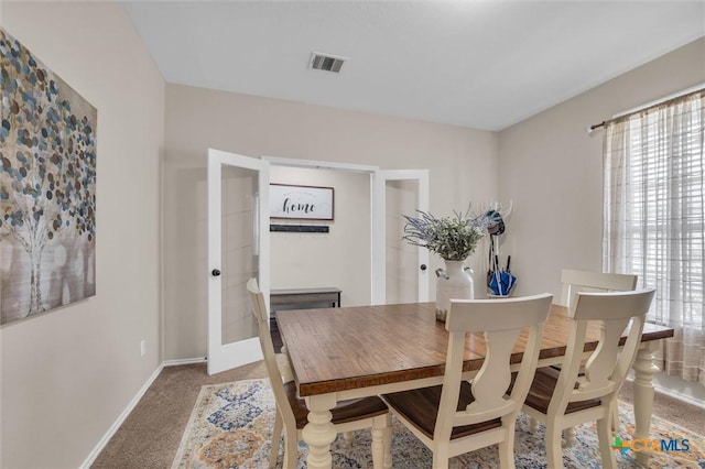 3312 Shawlands Rd, Killeen, TX 76542 - dining area with french doors and carpet flooring