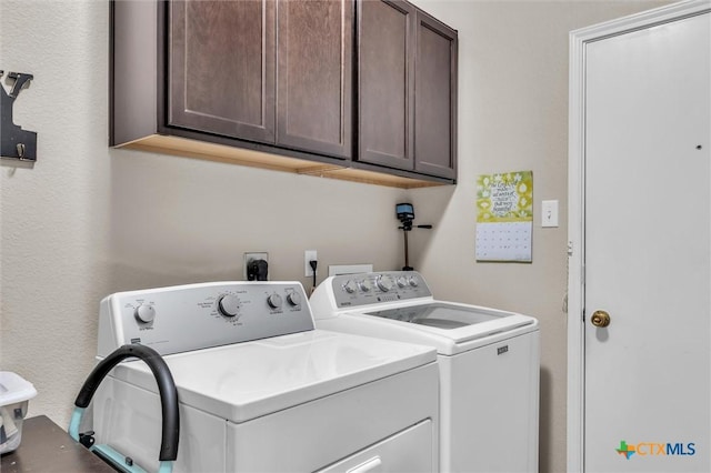 3312 Shawlands Rd, Killeen, TX 76542 - washroom with independent washer and dryer and cabinet space