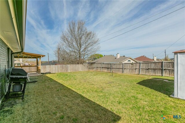 204 Paula St, Copperas Cove, TX 76522 - view of yard featuring a fenced backyard