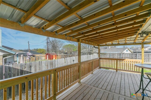 204 Paula St, Copperas Cove, TX 76522 - wooden deck featuring a fenced backyard