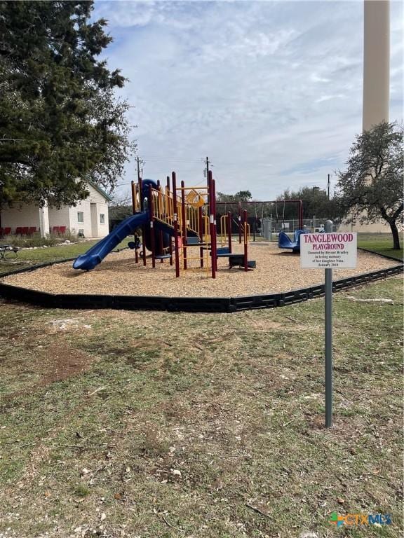 view of jungle gym