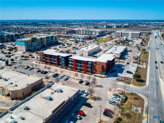 aerial view featuring a view of city