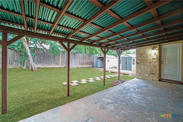 2203 Lancaster St, San Marcos, TX 78666 - view of patio