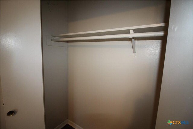 view of closet