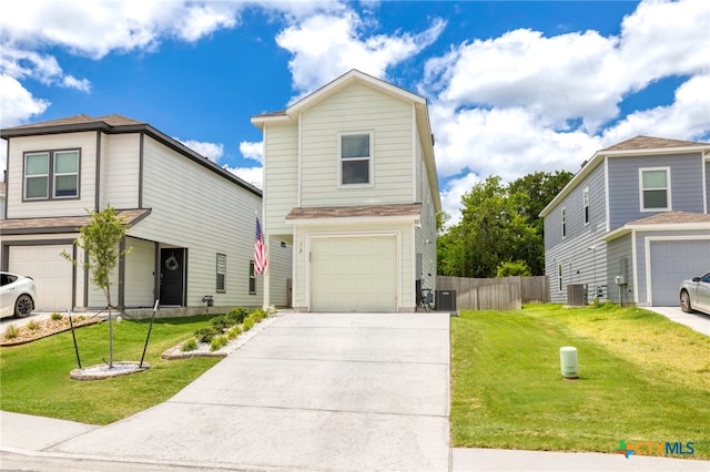 12 Trinity Cir, Lockhart, TX 78644 - traditional home with an attached garage and concrete driveway