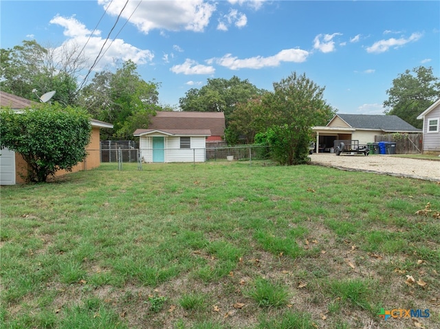 view of yard