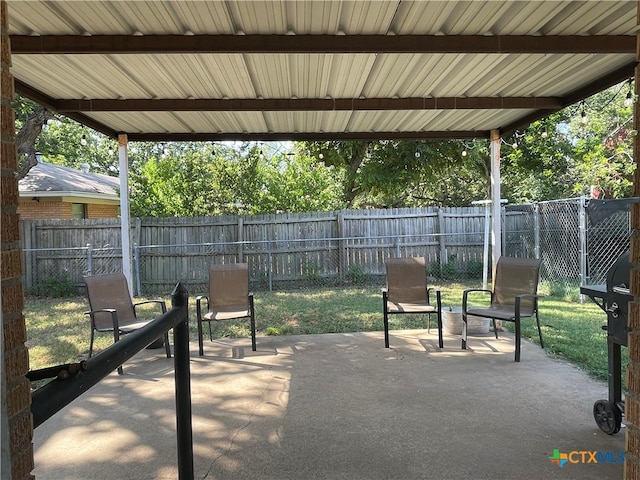 view of patio