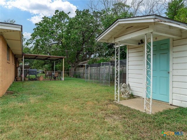 view of yard