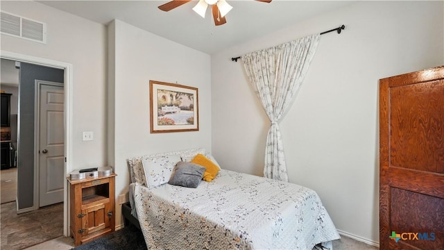 126 Texas Thistle, New Braunfels, TX 78130 - bedroom with ceiling fan