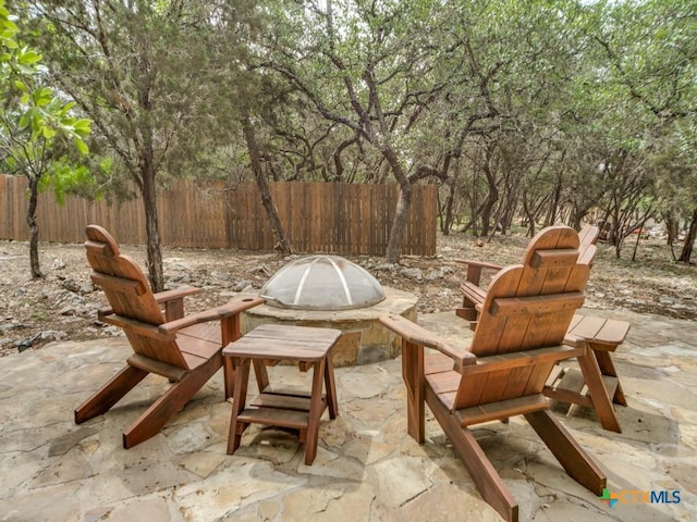 1777 Crossbow Dr, Canyon Lake, TX 78133 - view of patio / terrace featuring fence