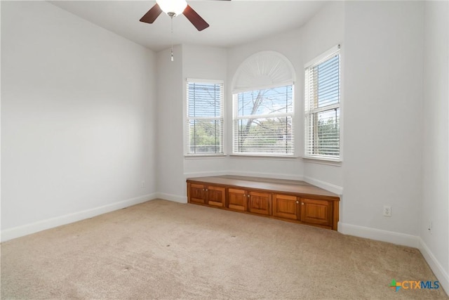 211 Scarlett Ridge Dr, Boerne, TX 78006 - spare room featuring light carpet and a ceiling fan