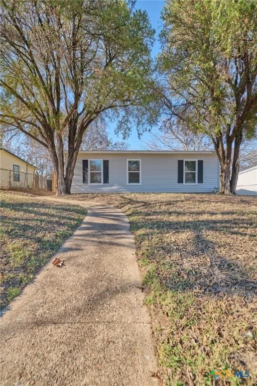 view of ranch-style house