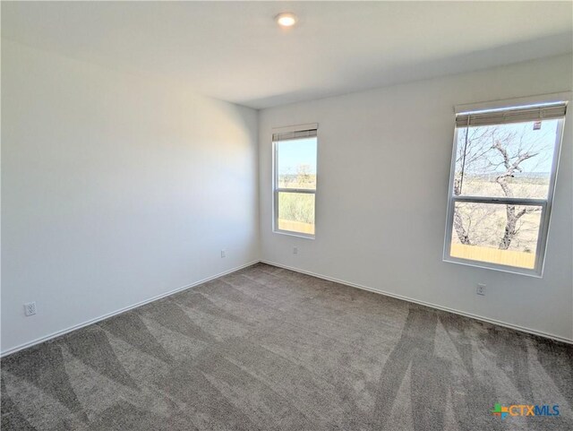 bedroom with tile walls and carpet