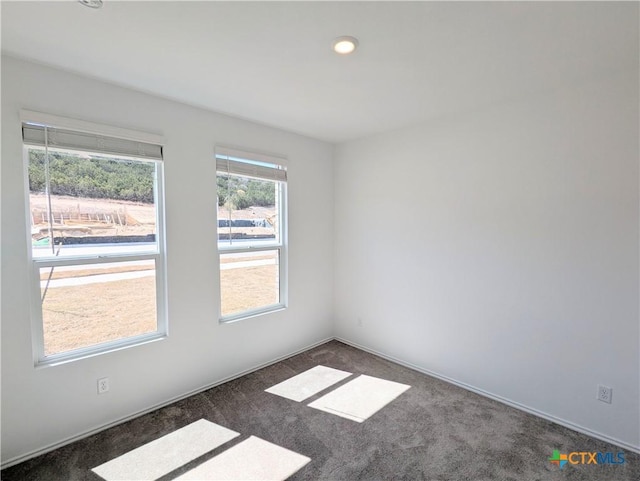 813 Bobby Lou Ln, Copperas Cove, TX 76522 - unfurnished room with carpet, recessed lighting, and baseboards