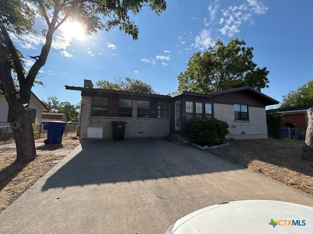 view of front of home