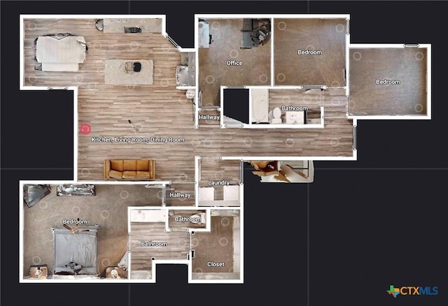 1519 Merritt St, Temple, TX 76504 - view of property floor plan