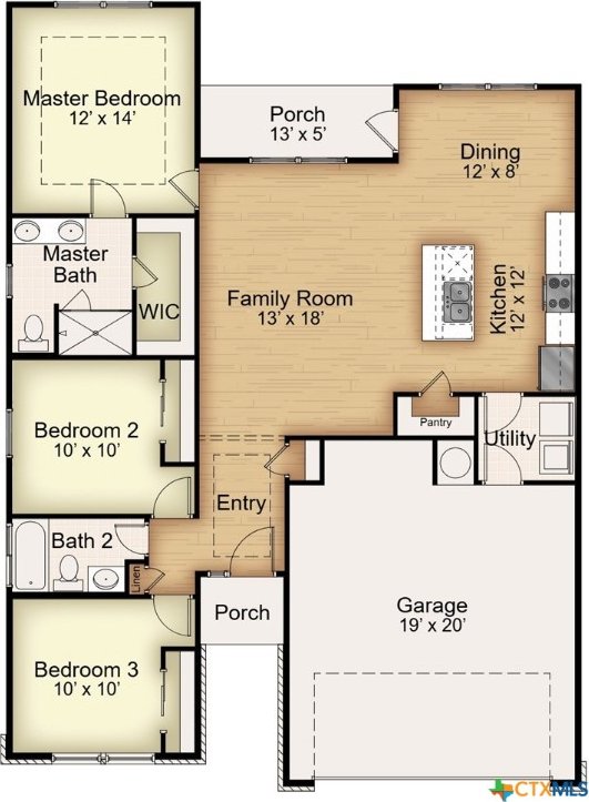 709 Killam Dr, Temple, TX 76502 - view of property floor plan
