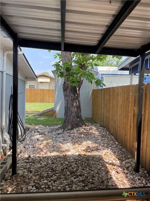 201 Sycamore, Tow, TX 78672 - view of yard featuring fence