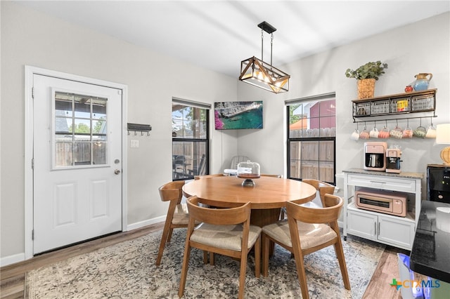 312 Holly Ave, Luling, TX 78648 - dining area featuring plenty of natural light and light wood finished floors