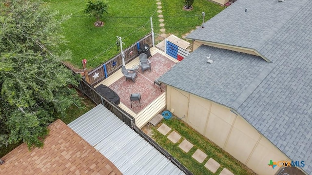 2812 Curlew St, Victoria, TX 77901 - view from above of property