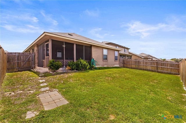 853 Hobby Rd, Copperas Cove, TX 76522 - back of property with a sunroom
