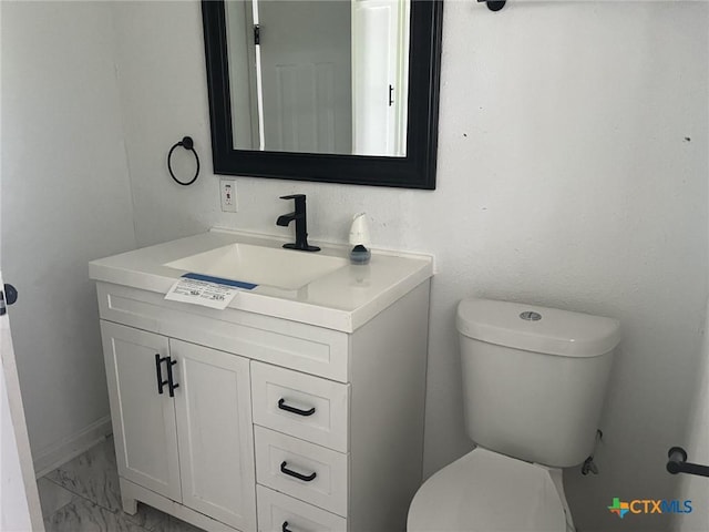 1601 S 35th St, Temple, TX 76504 - bathroom featuring vanity and marble finish floors