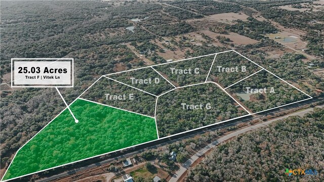 TractF Vitek Lane, Inez TX, 77968 land for sale