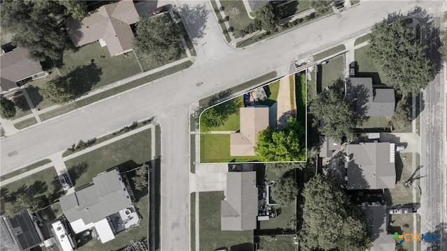 1400 Barbara Ln, Killeen, TX 76549 - aerial perspective of suburban area with property parcel outlined