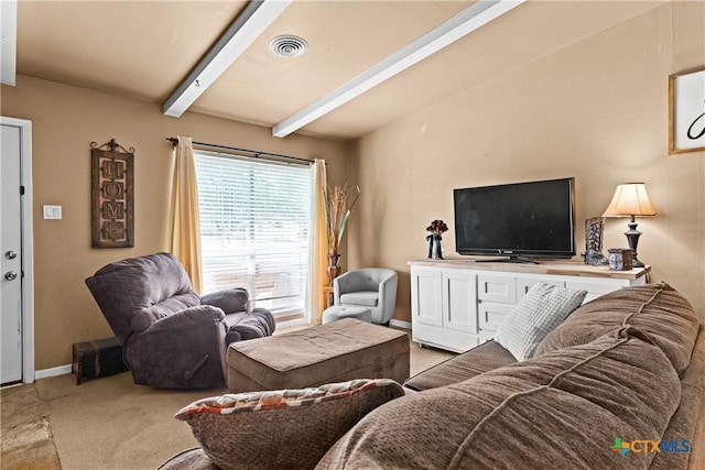 1400 Barbara Ln, Killeen, TX 76549 - living room featuring baseboards and light carpet
