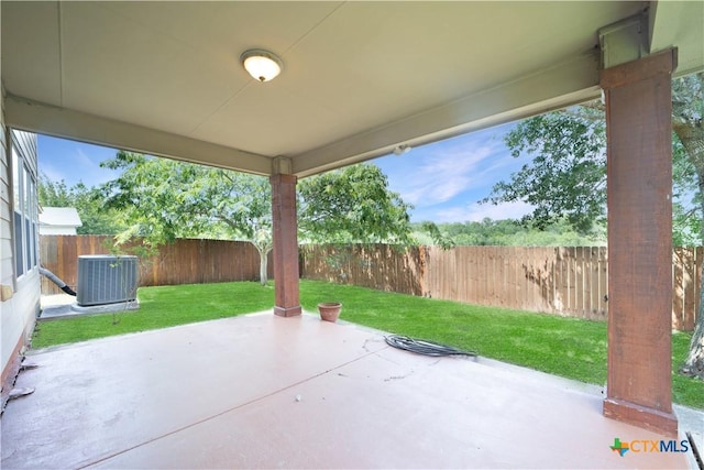 180 Beech Dr, Kyle, TX 78640 - fenced backyard with a patio