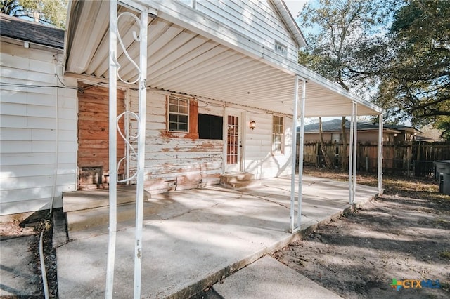 view of patio