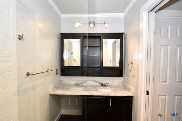 1624 Aquarena Springs Dr Unit G155, San Marcos, TX 78666 - full bath featuring crown molding and double vanity